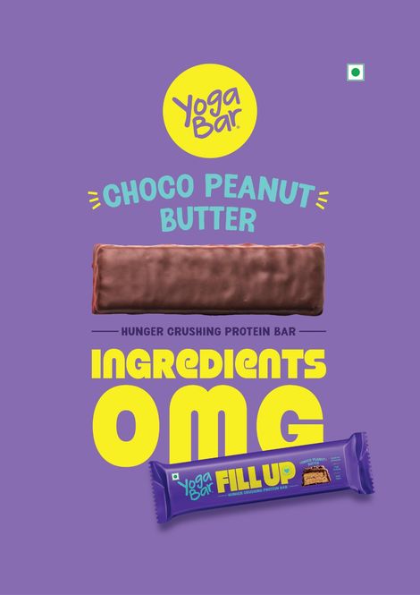 Yoga Bar Protein Minis, Choco Peanut Butter, 7 Pieces, 4g Protein, High Fibre