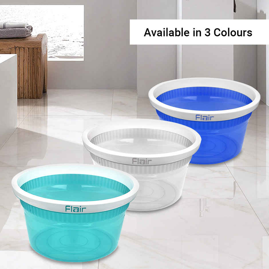 Flair Estella Crystal | Deep Tub | 30 Litre | Green