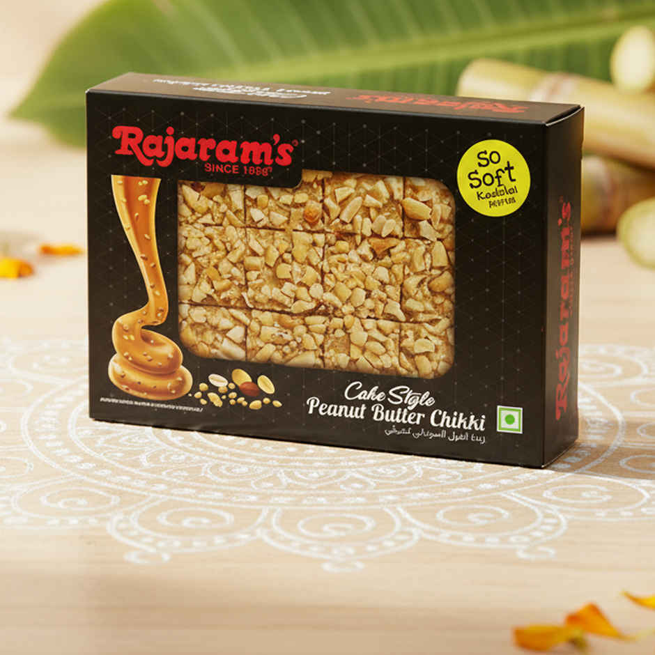 Rajaram's Cake Style Peanut Butter Chikki Combo