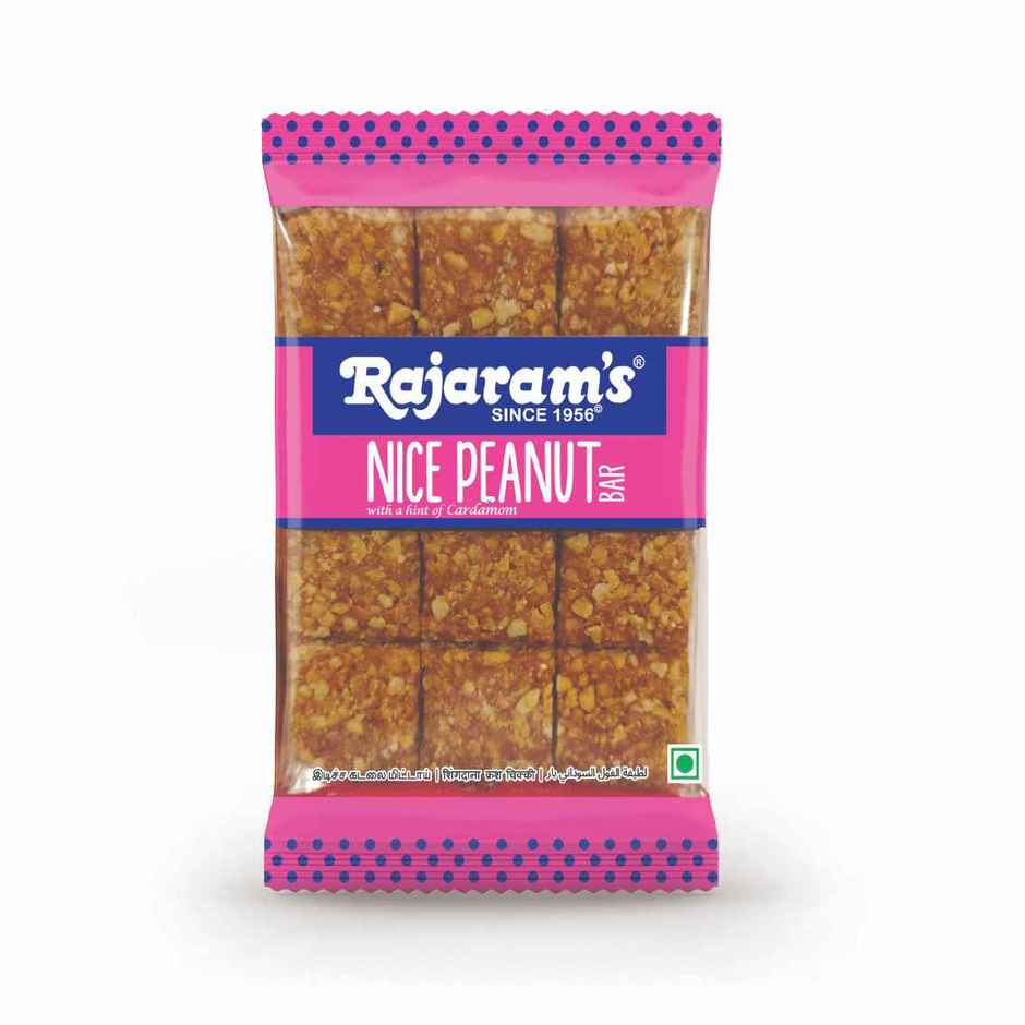 Rajaram's Nice Peanut Bar - with Cardamom (Chikki)