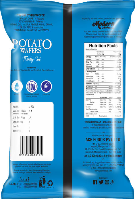 Modern Kitchens Potato Chips Salted