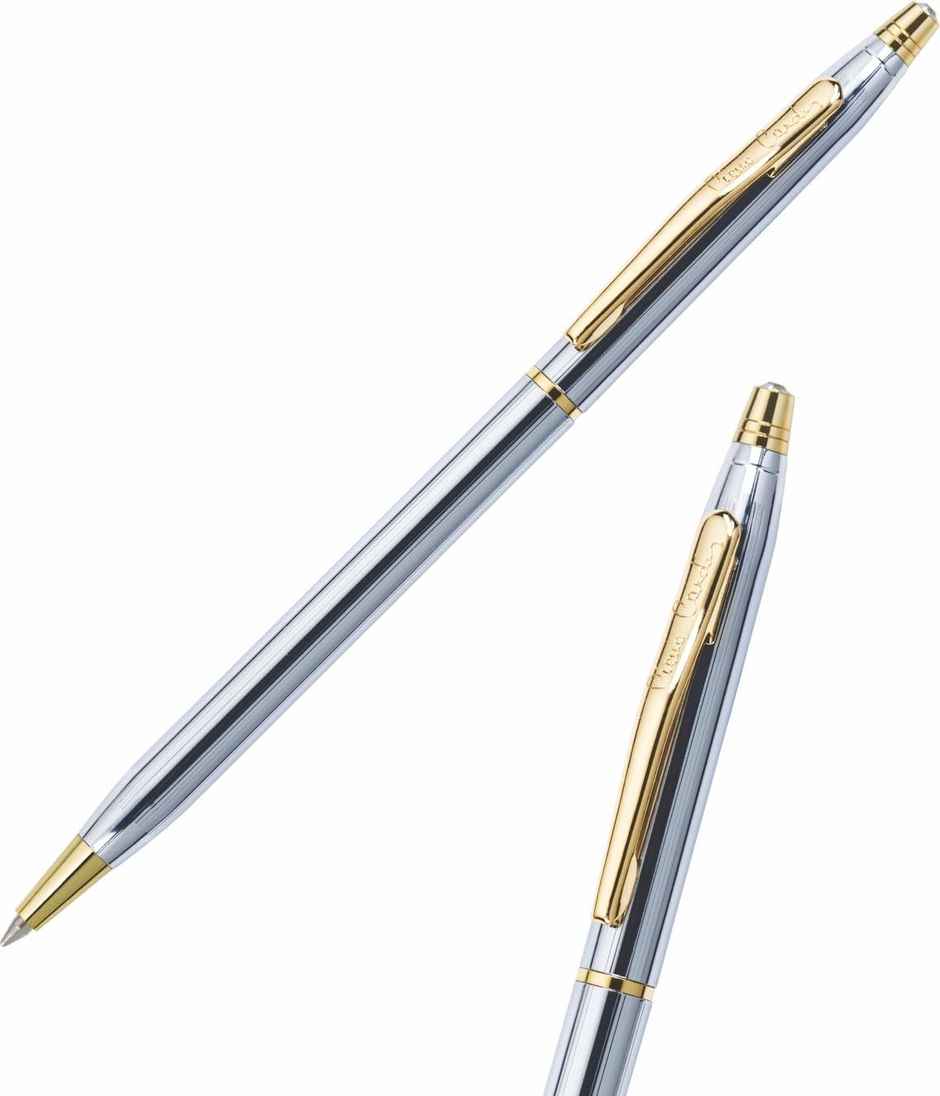 Pierre Cardin Kriss White Gold Metal Ball Pen