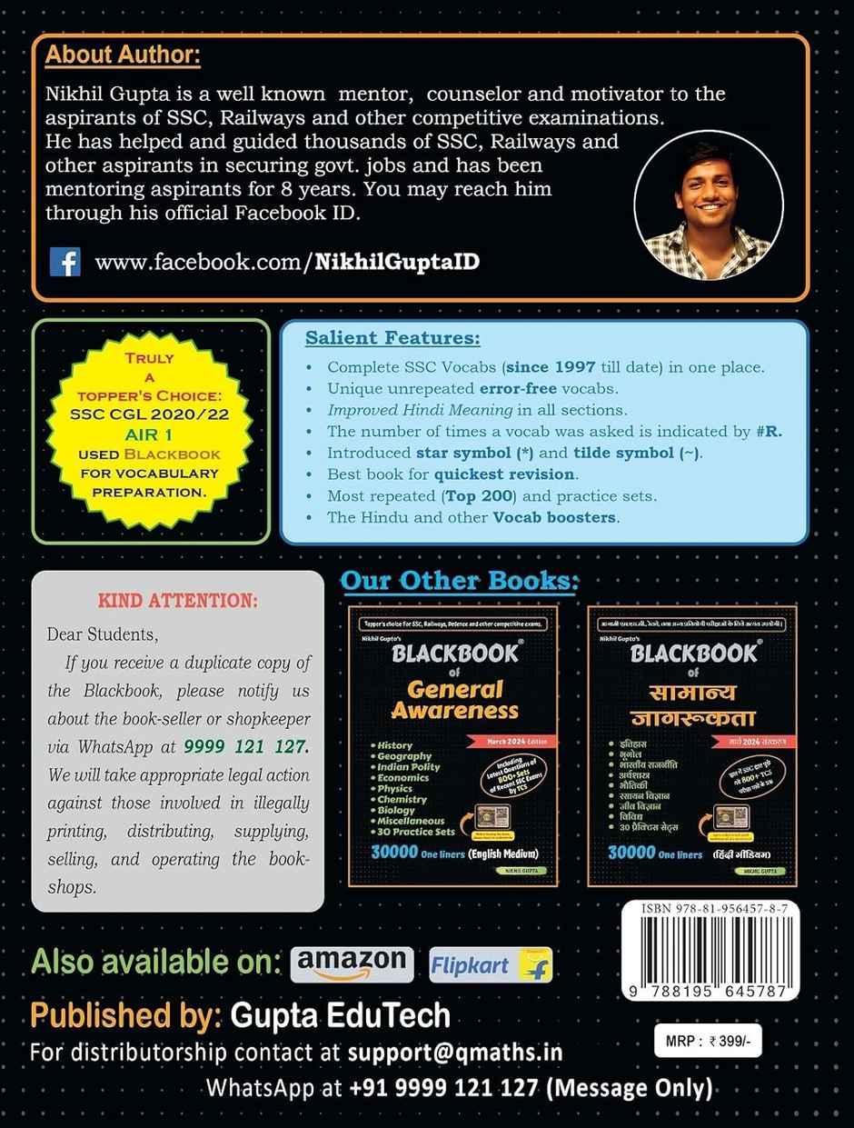 BlackBook of English Vocabulary May 2024 by Nikhil Gupta