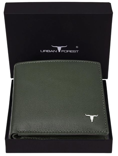 Urban Forest Men's George Leather Wallet | Green