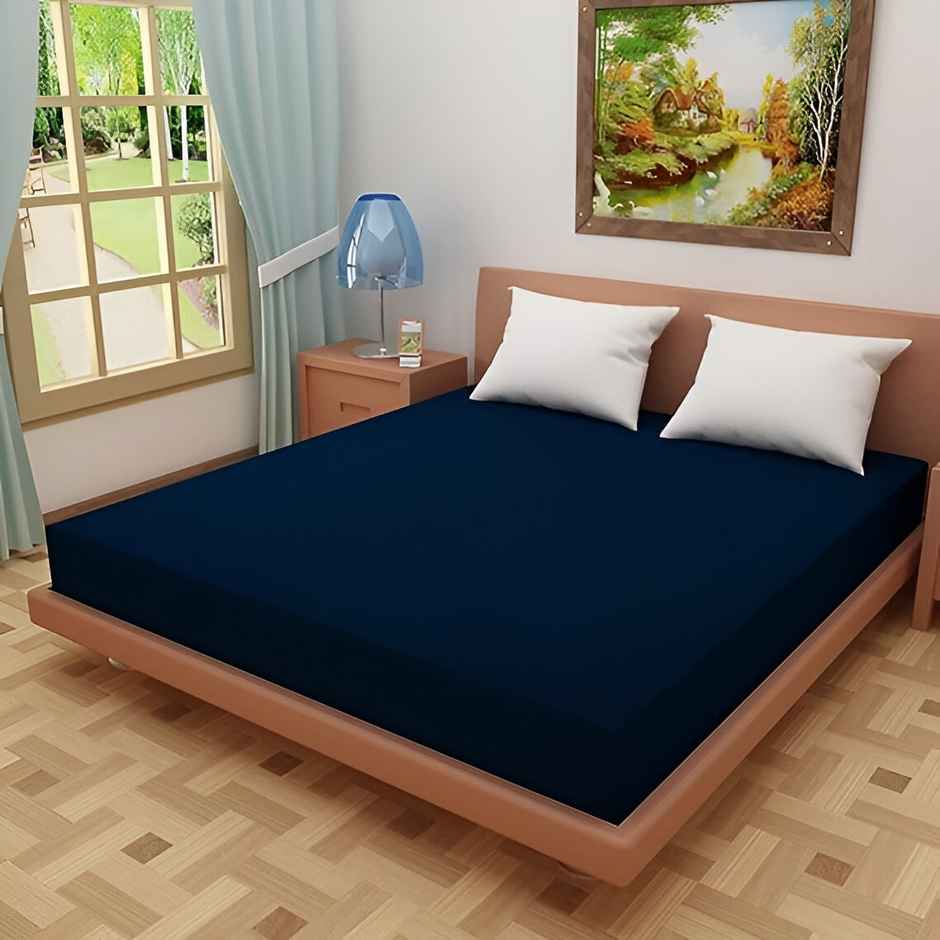 Dream Care Water Proof Terry Cloth Fitted Mattress Protector 78x72 Inch for Double Bed King Size