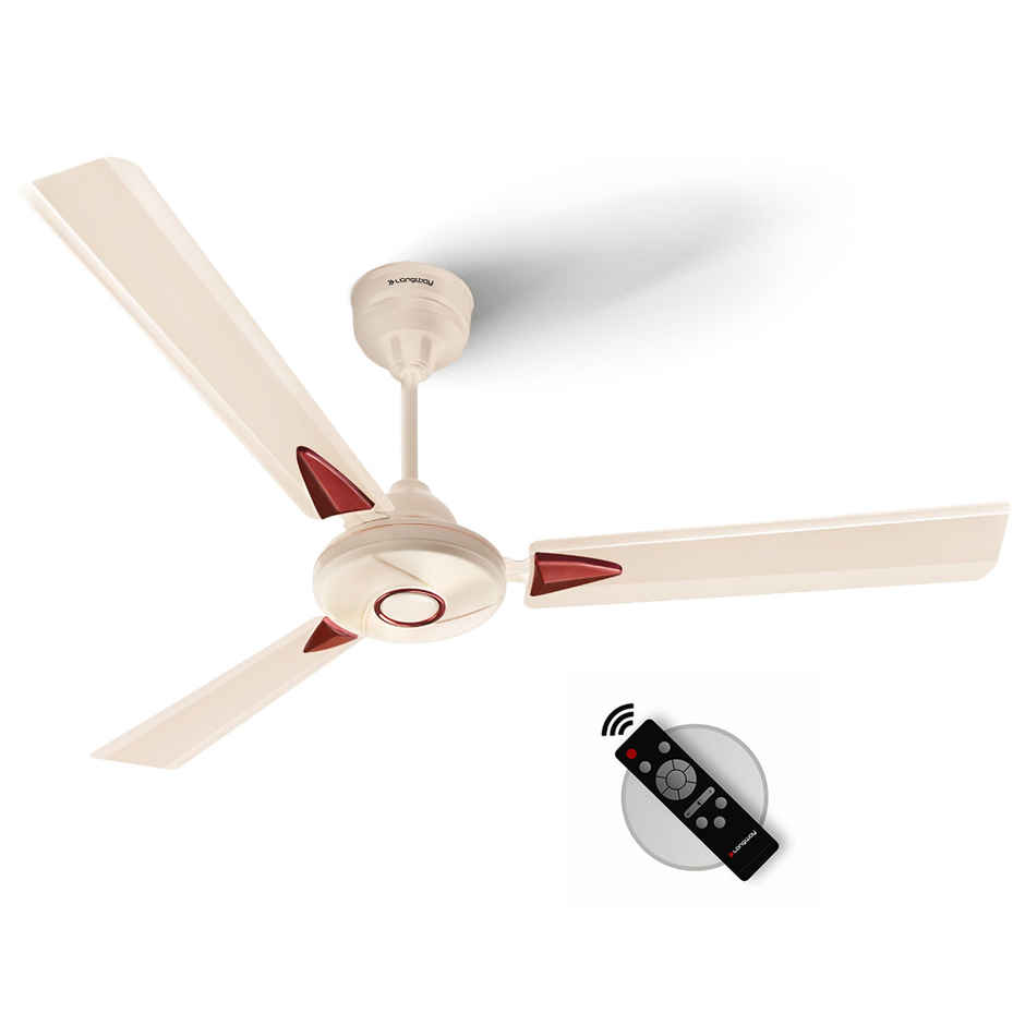 Longway Aero 1200 mm BLDC Ceiling Fan with Remote Control | Ivory