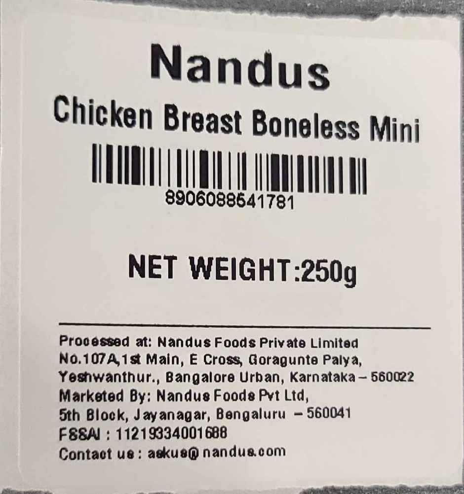 Nandus Chicken Breast Boneless Mini
