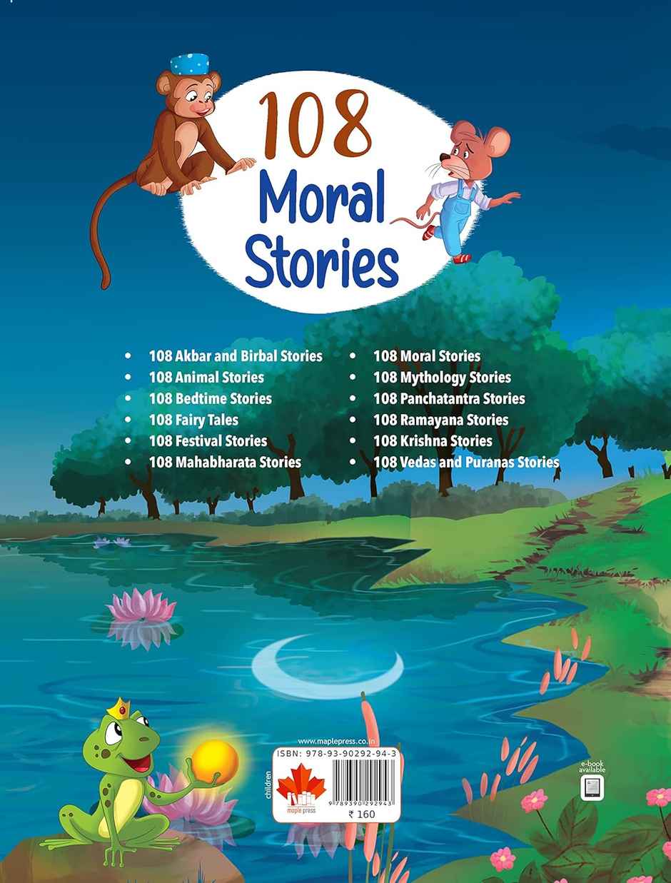 108 Moral Stories (Illustrated) - Story Book for Kids