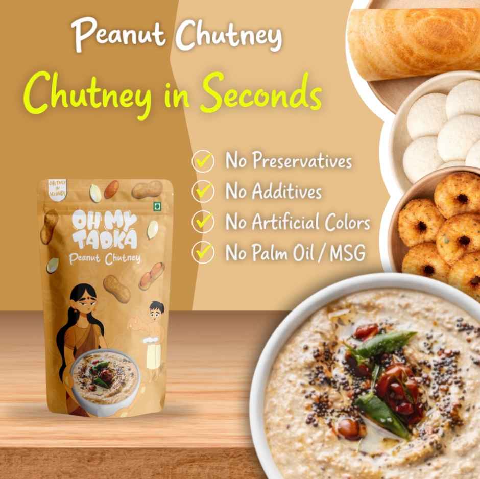 Oh My Tadka Peanut Chutney