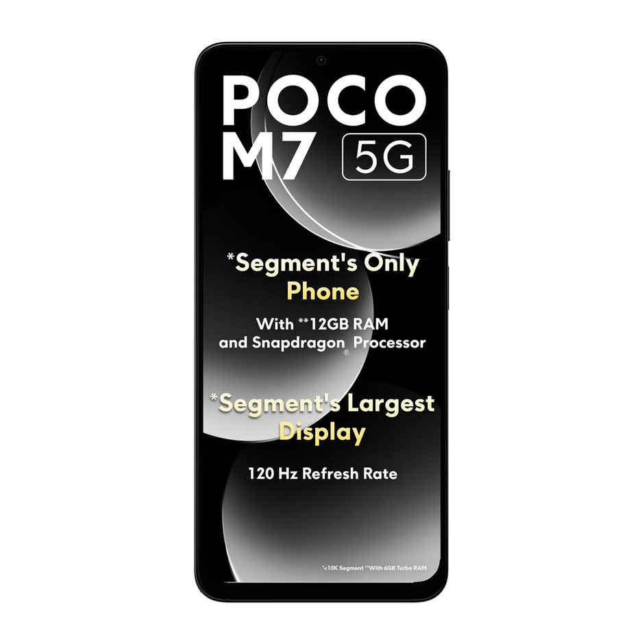POCO M7 5G | 8GB RAM, 128GB Storage | Satin Black