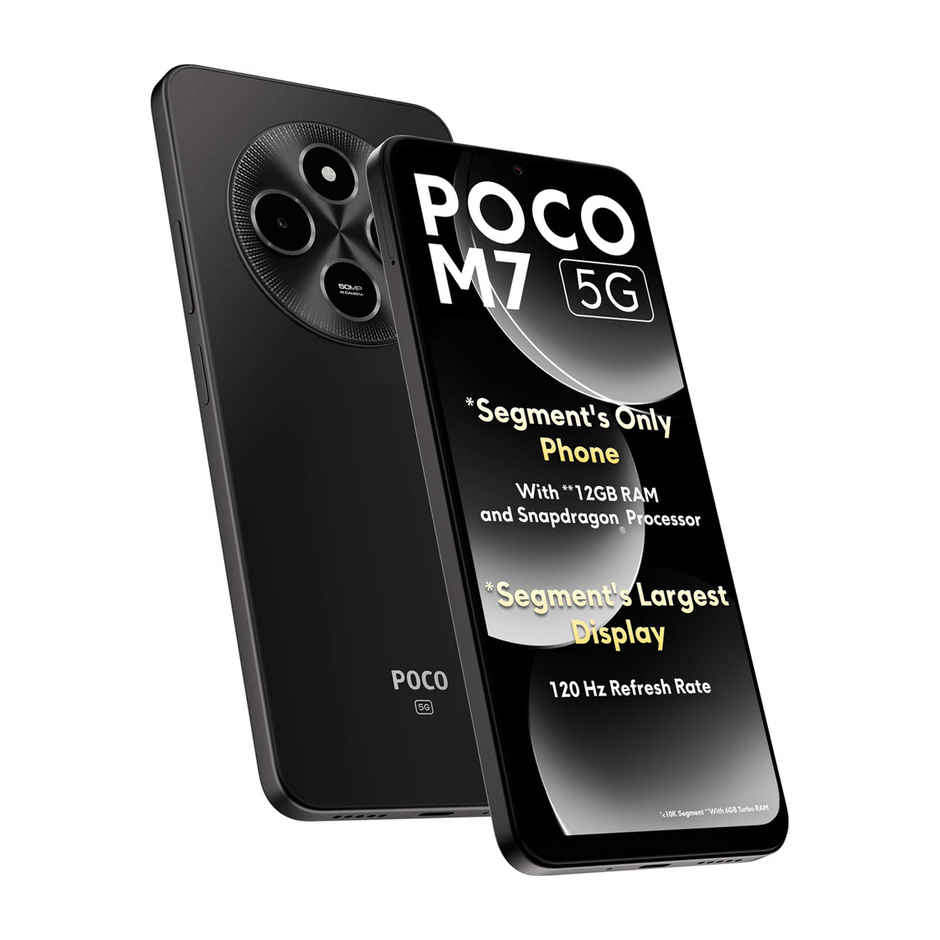 POCO M7 5G | 8GB RAM, 128GB Storage | Satin Black