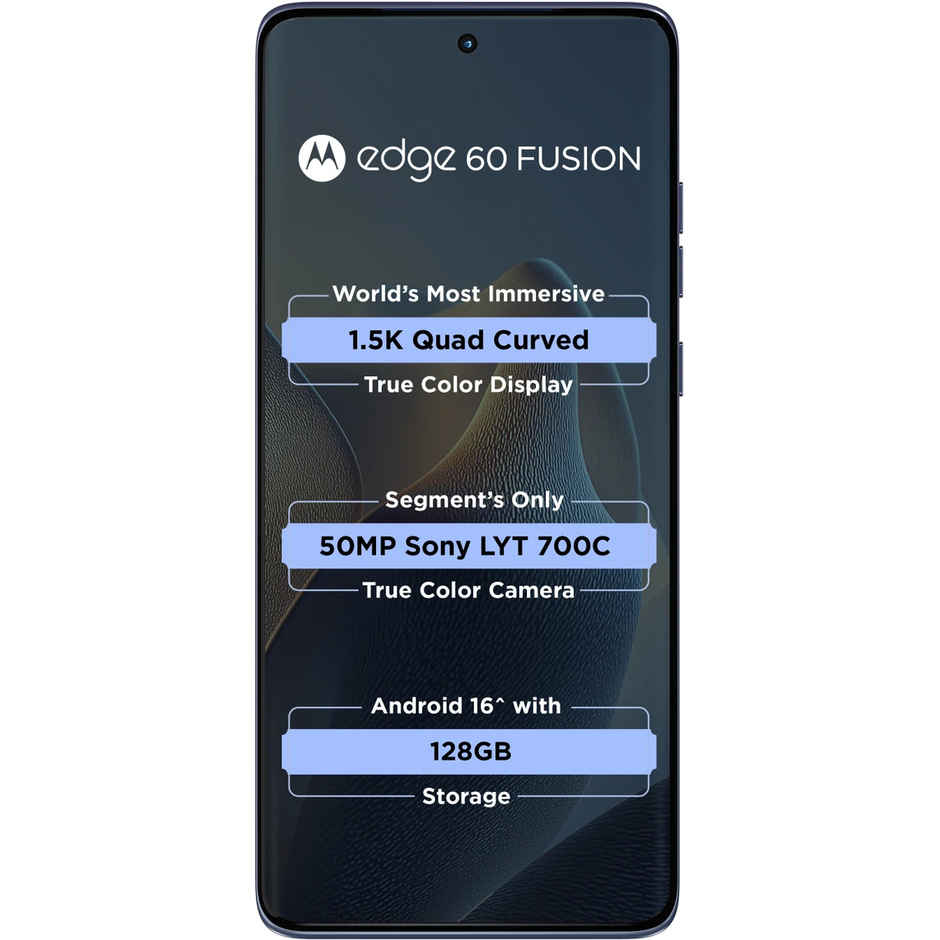 Motorola Edge 60 Fusion 5G | 8GB RAM, 128GB Storage | PANTONE Slipstream