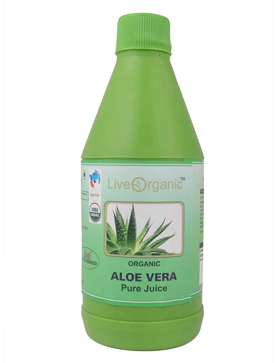 Live Organic Aloe Vera Pure Juice 