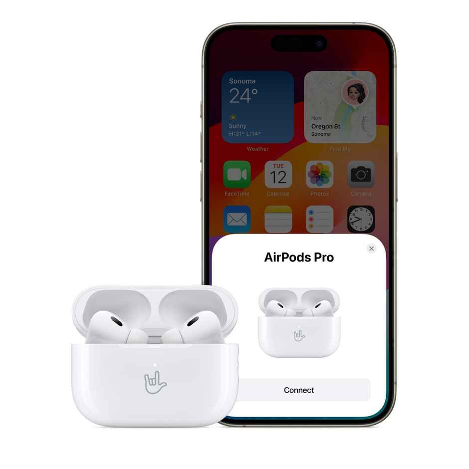 Apple Airpods Pro 2nd Generation With Magsafe Case, USB-C - White