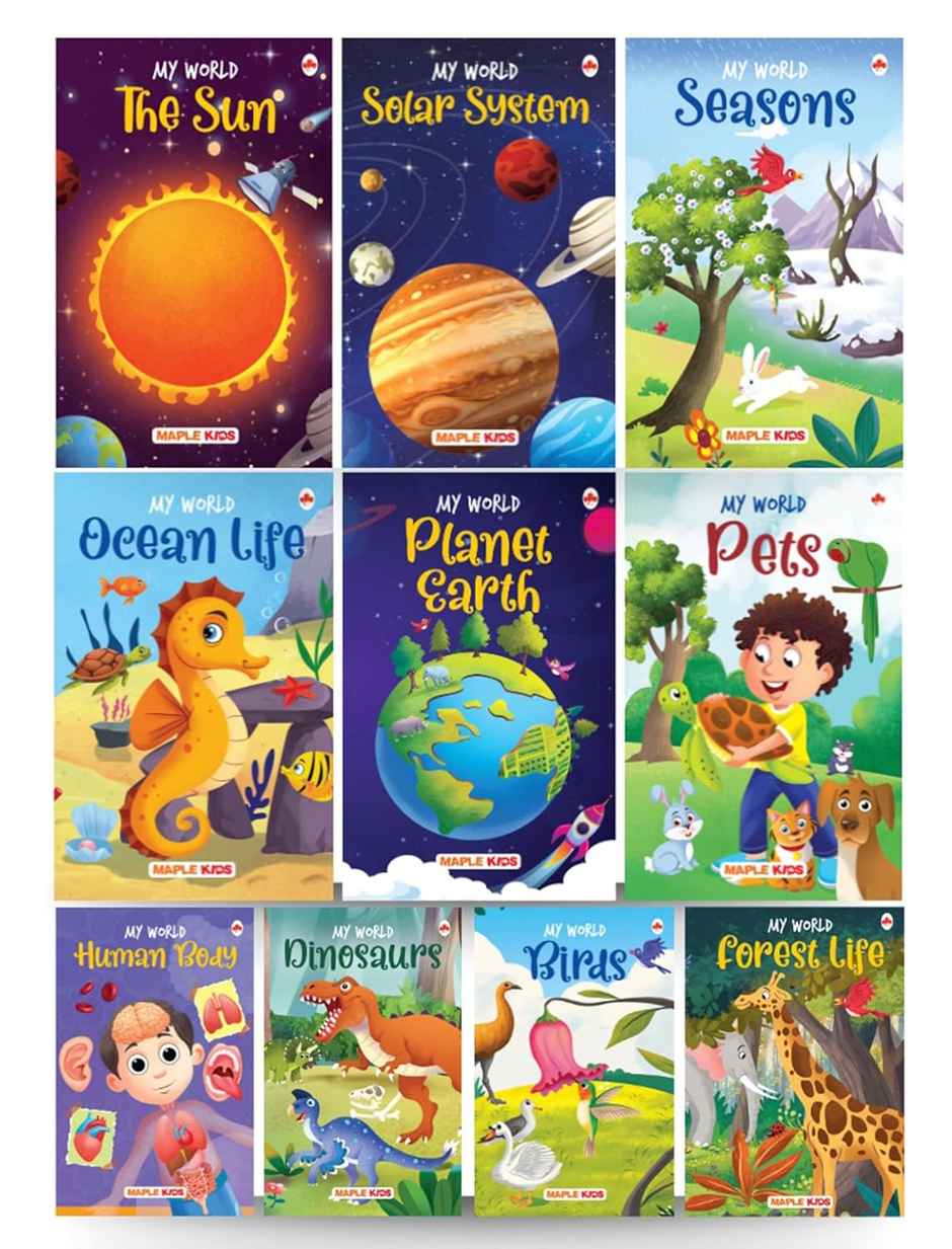 My World (Set of 10 Books) - Science Knowledge Books for Kids