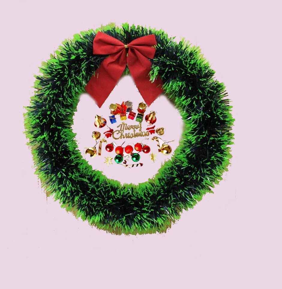 Christmas Decorative Wreath Green - Small