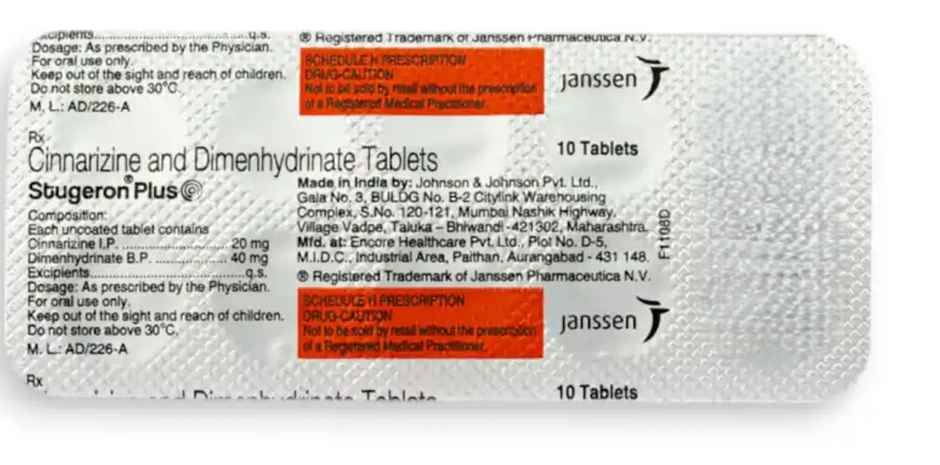 Stugeron Plus Tablet