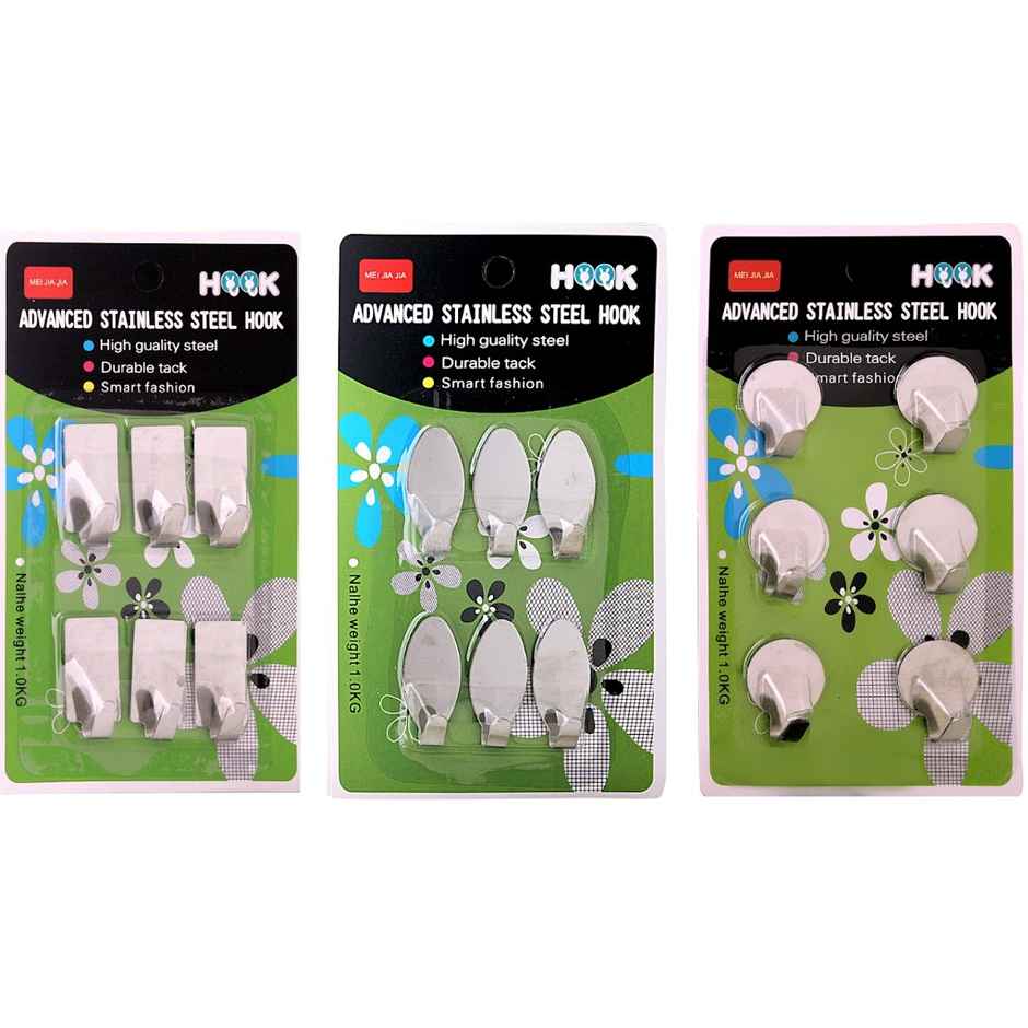 Se7en Multipurpose Metal Hook, Assorted Design