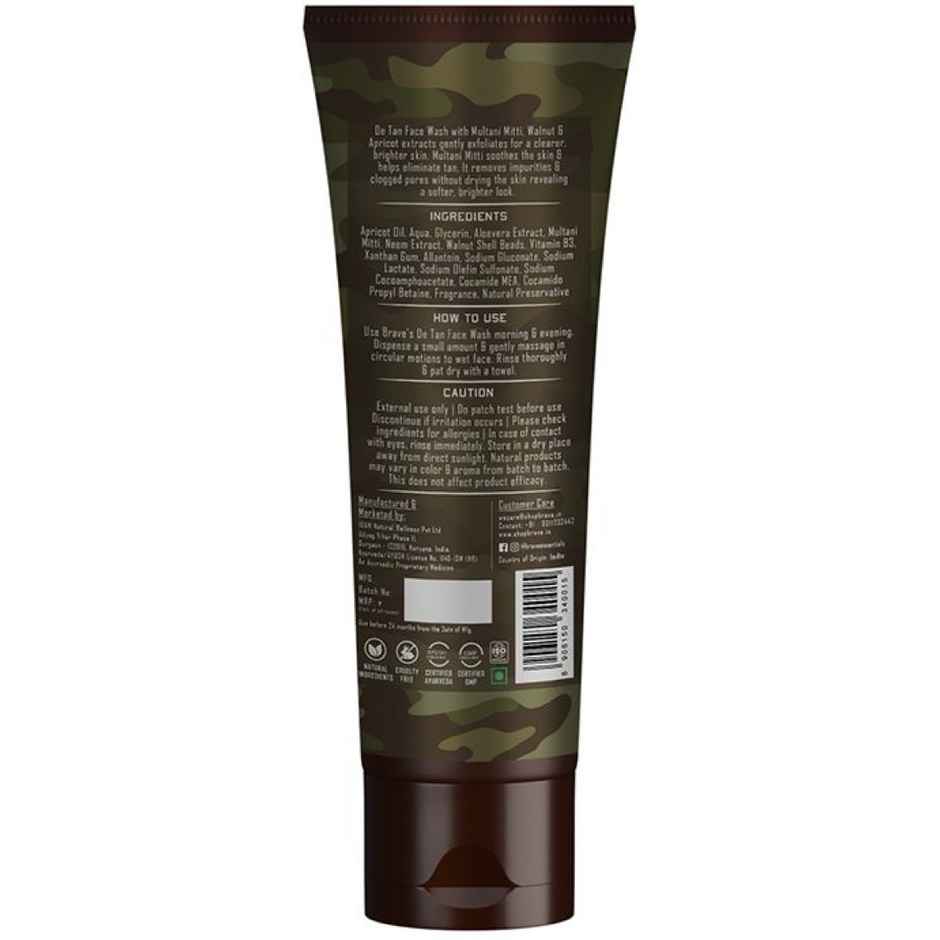 Brave Essentials De-Tan Face Wash