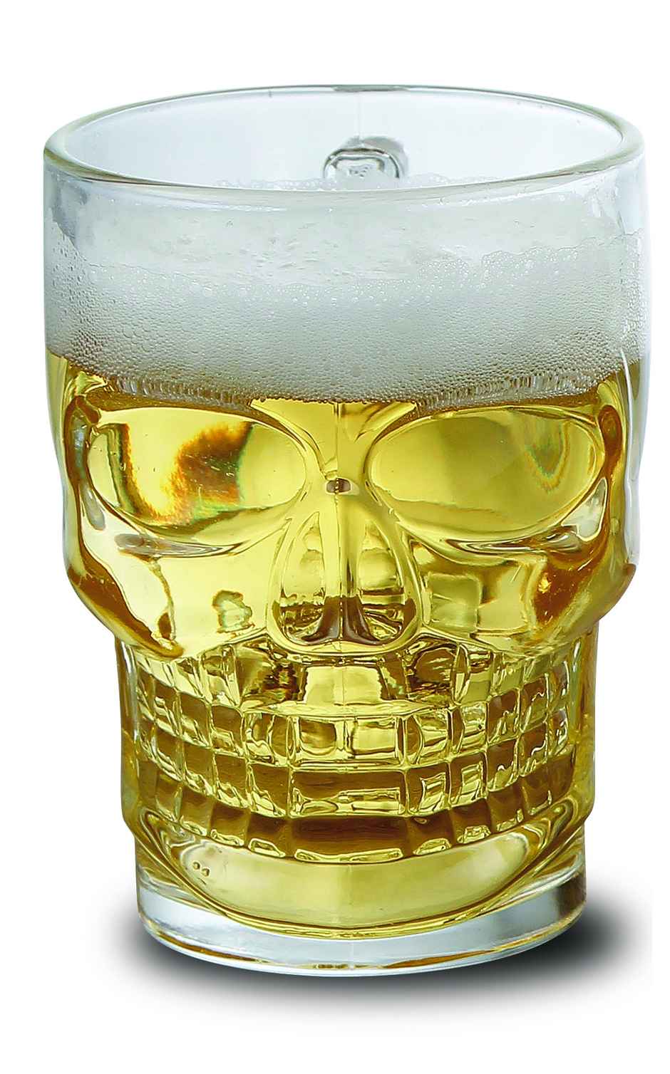 Roxx Skull Mug | 500 ml | Unique Graphic Design | Durable Glass | Perfect for Themed Parties
