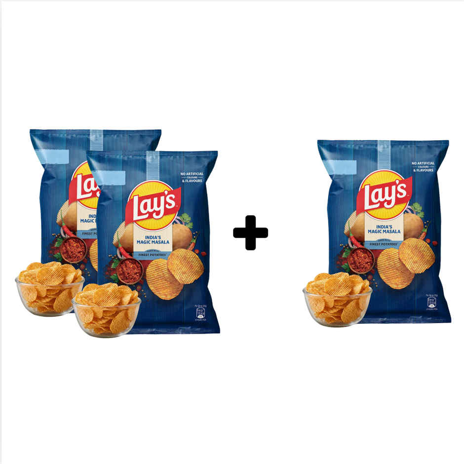 Lay's India's Magic Masala Potato Chips Combo                    