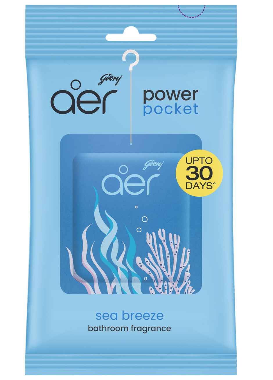 Godrej Aer Sea Breeze Power Pocket Bathroom Freshener