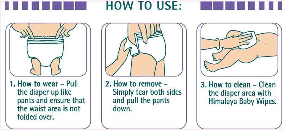 Himalaya Total Care Pant Style Diaper | L | 54 pcs