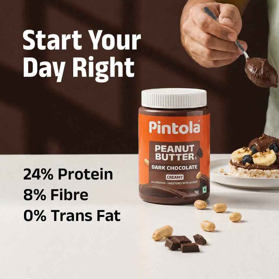 Pintola Dark Chocolate Creamy Peanut Butter