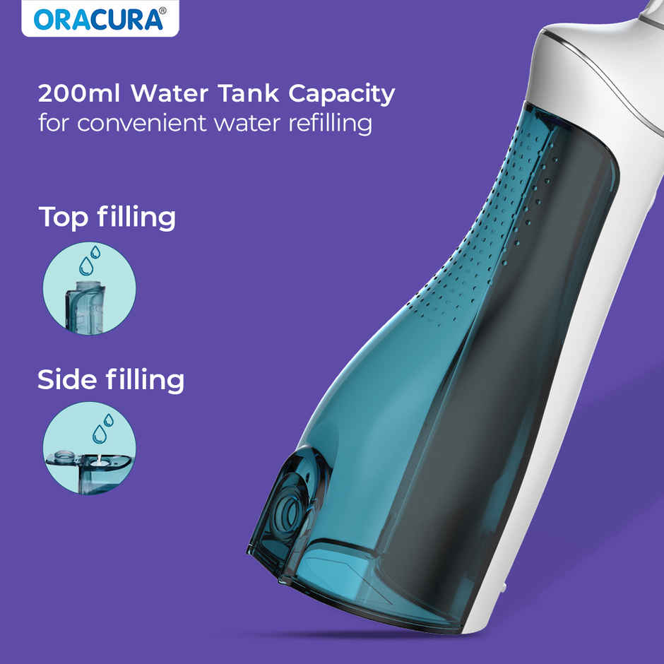 Oracura Oc200 Lite Smart Plus Water Flosser White