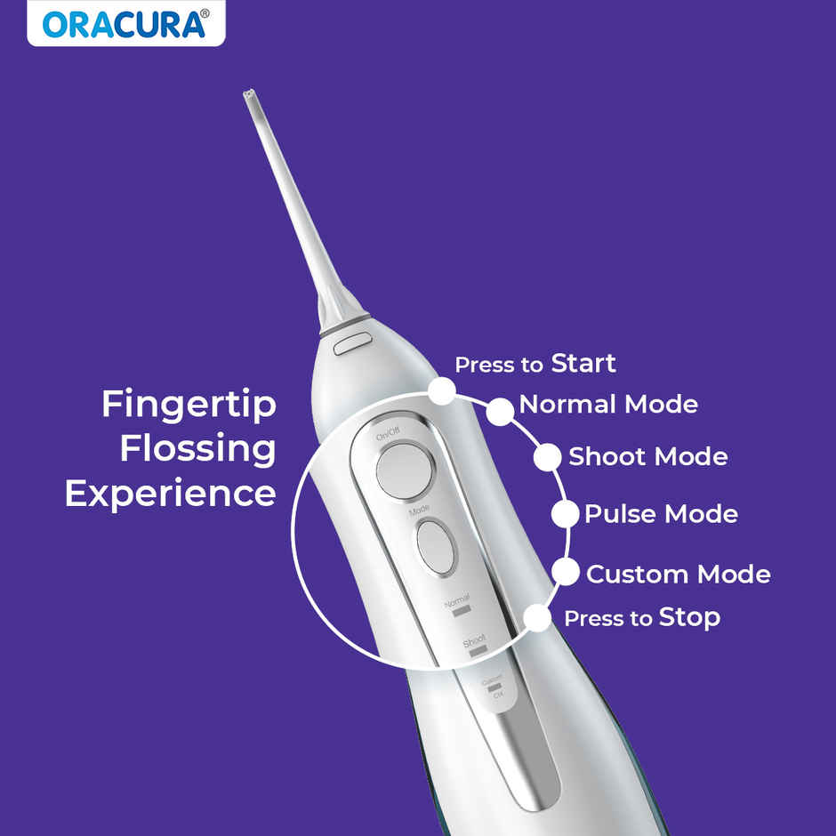 Oracura Oc200 Lite Smart Plus Water Flosser White
