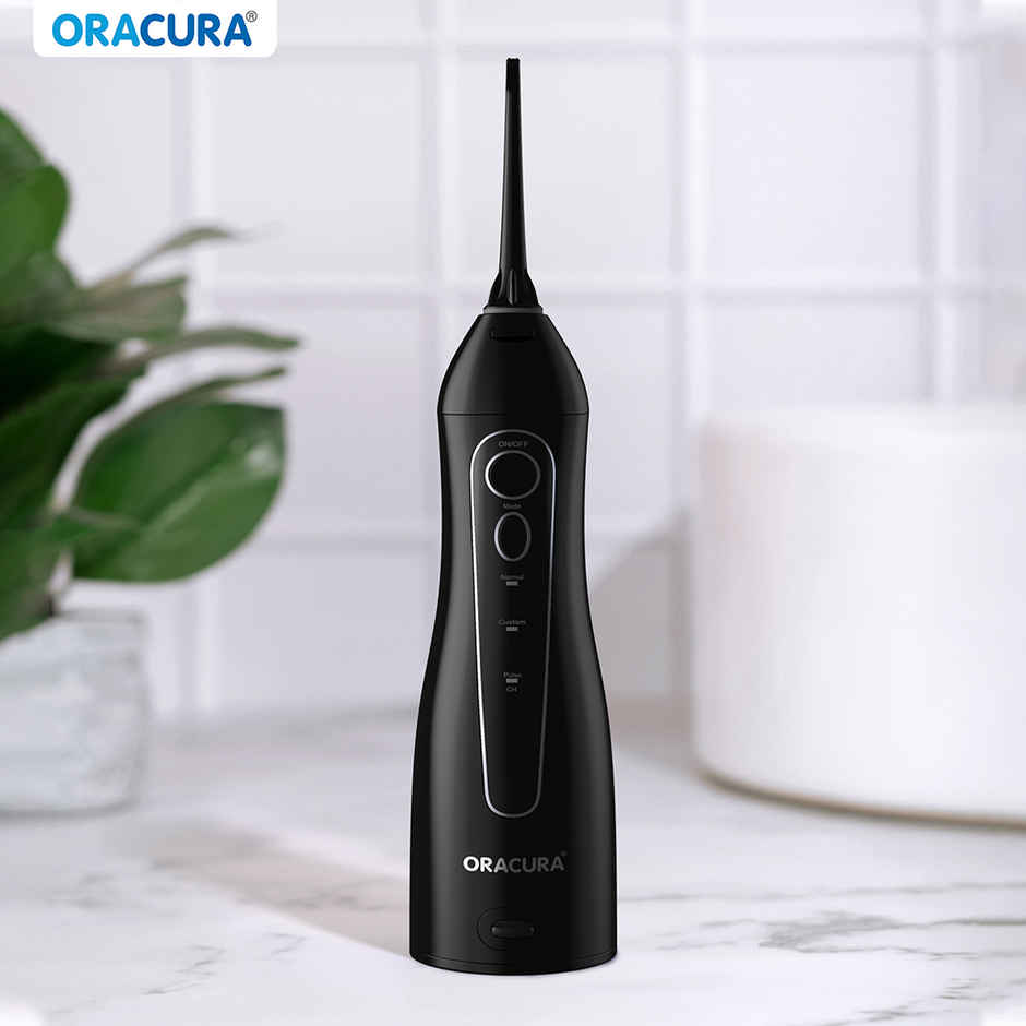 Oracura Oc150 Lite Smart Water Dental Flosser Black