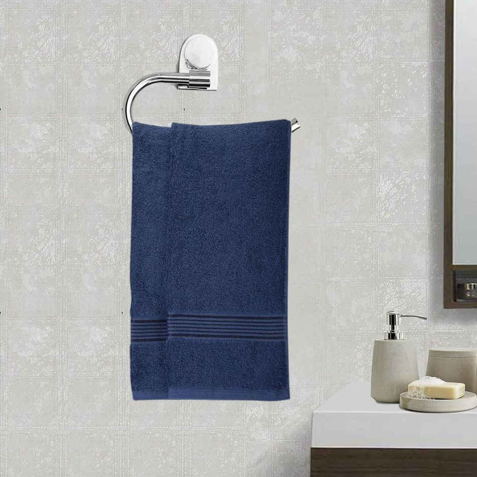 Bianca Hand Towel Soft Cotton | 400 GSM | Blue | Pack of 2 - 60cm x 40cm