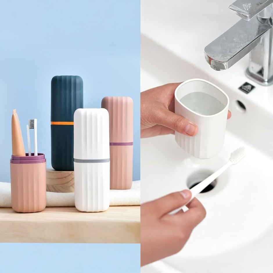 Perpetual Toothbrush Cover Case, Holder for Bathroom, Trip, Travel Multicolor (Pack of 1)