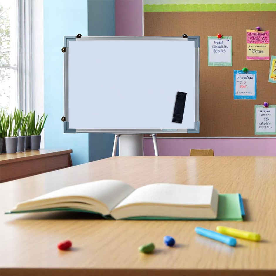 ABK Non Magnetic Double Side White Board 2Ftx3Ft