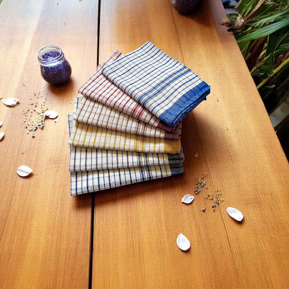 Lushomes Cotton Kitchen Towels - Waffle Weave | 45 x 70 cm