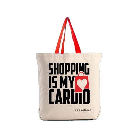 Ecosac Women's Canvas Tote Bag | White