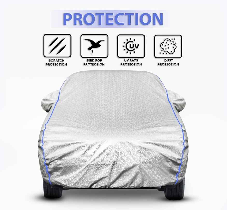 Motorzee Body cover for hatchback and mini sedan free size