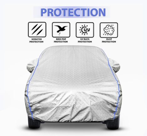 Motorzee Body Cover for Suv and Sedan Free Size | XXL)