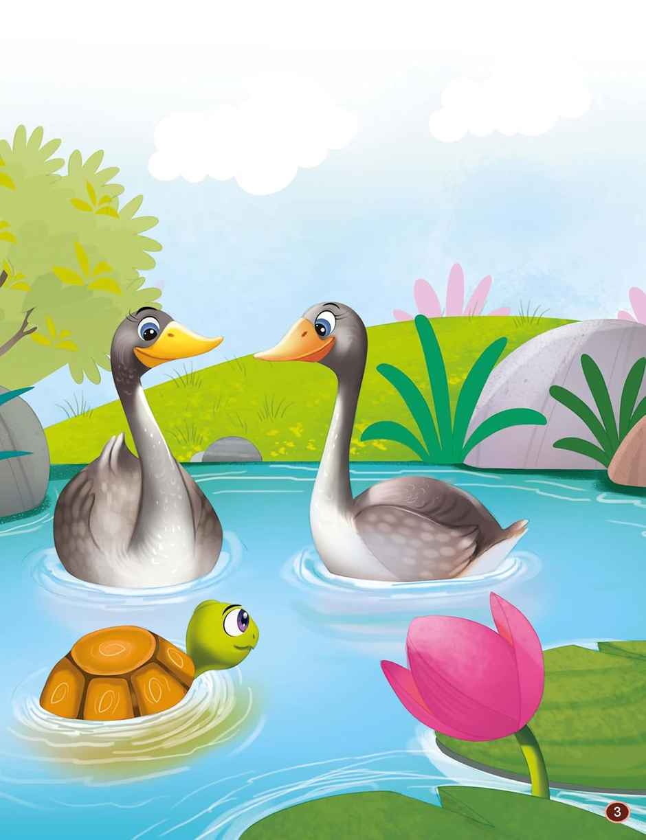 Oswaal Books Lil Legends Short Illustrated Panchtantra Stories For Kids 2+ | The Talkative Tortoise