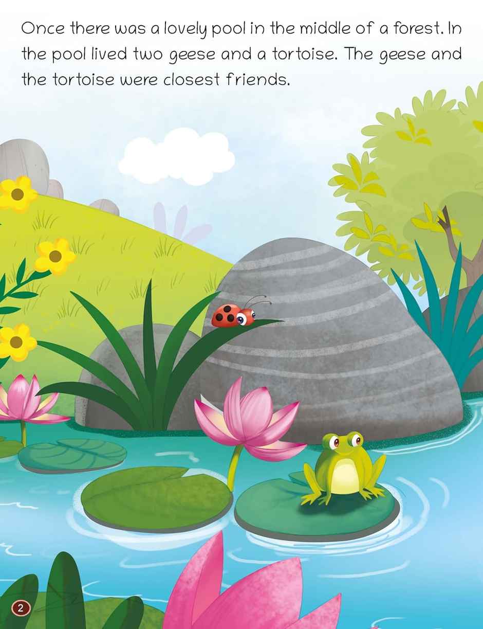 Oswaal Books Lil Legends Short Illustrated Panchtantra Stories For Kids 2+ | The Talkative Tortoise
