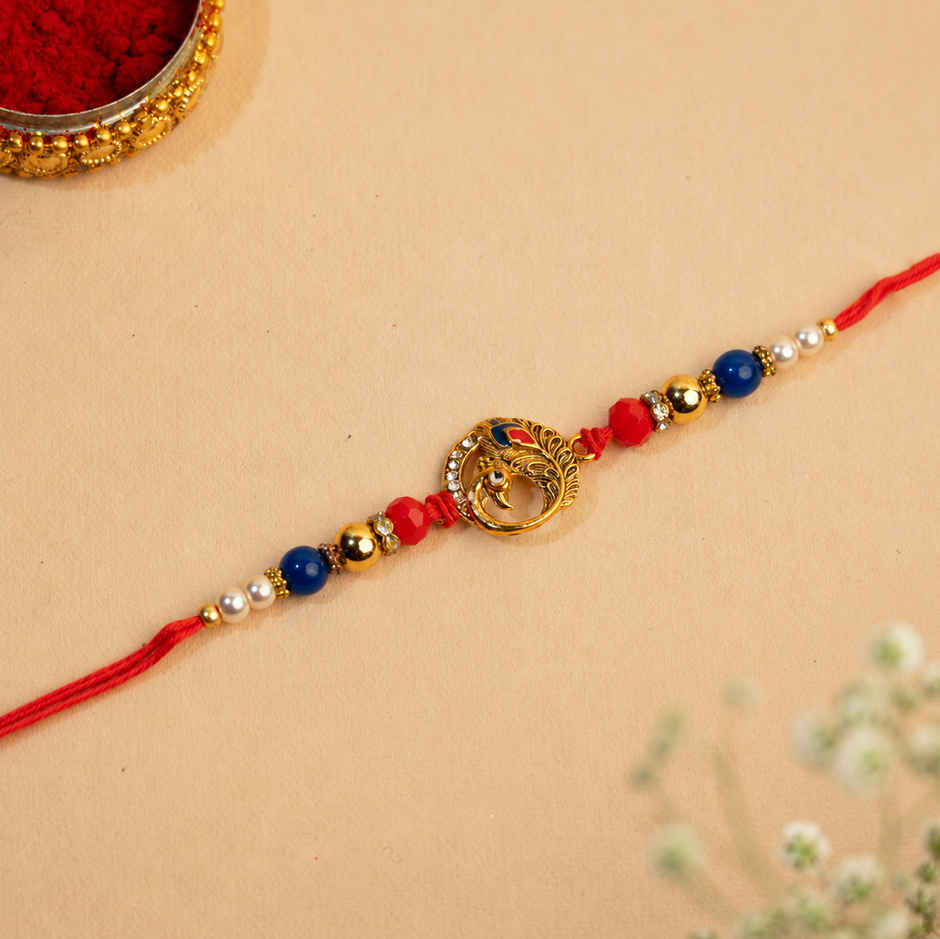 Rakhi for Brother | Peacock | Pack of 1 | Shree Rakhi