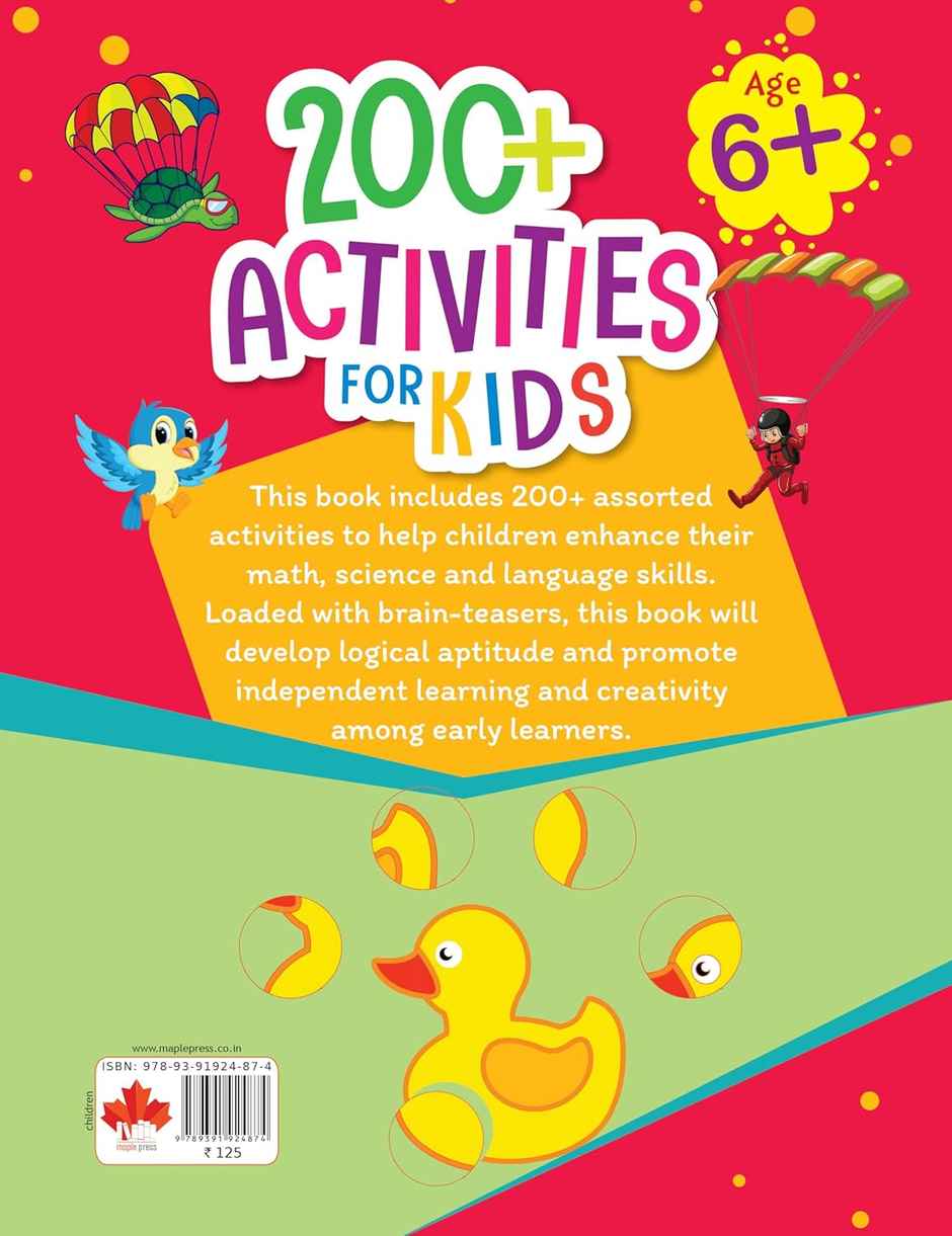 Brain Activity Book for Kids - 200+ Brain Boosting Activities for Age 6+