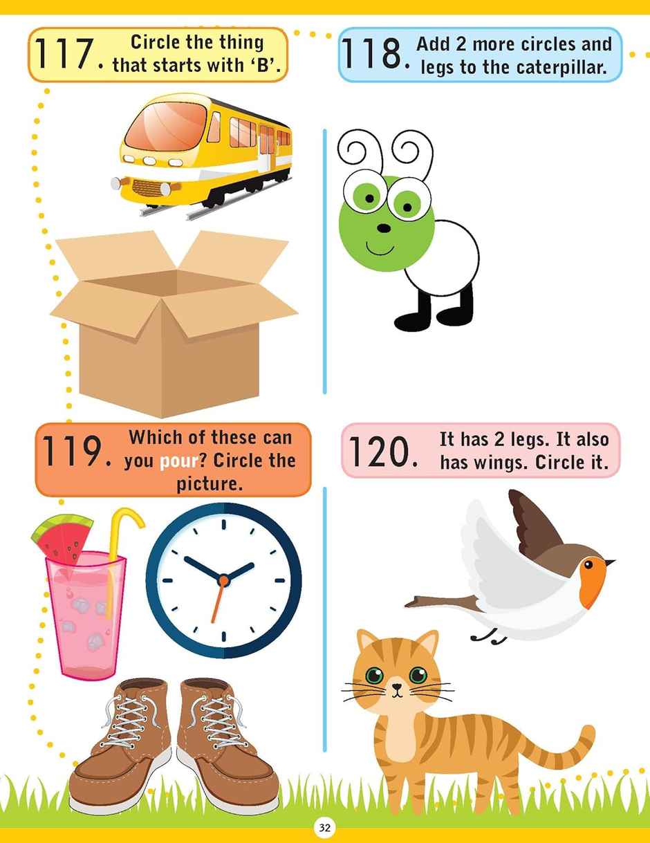 Brilliant Brain Activity Book 3+| Fun Activities Educational Book|Early Learning Book for Kid