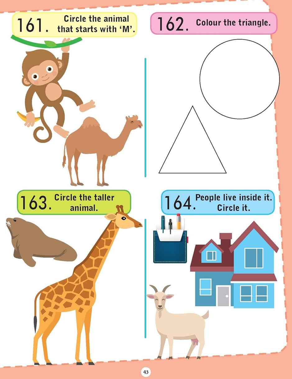 Brilliant Brain Activity Book 3+| Fun Activities Educational Book|Early Learning Book for Kid