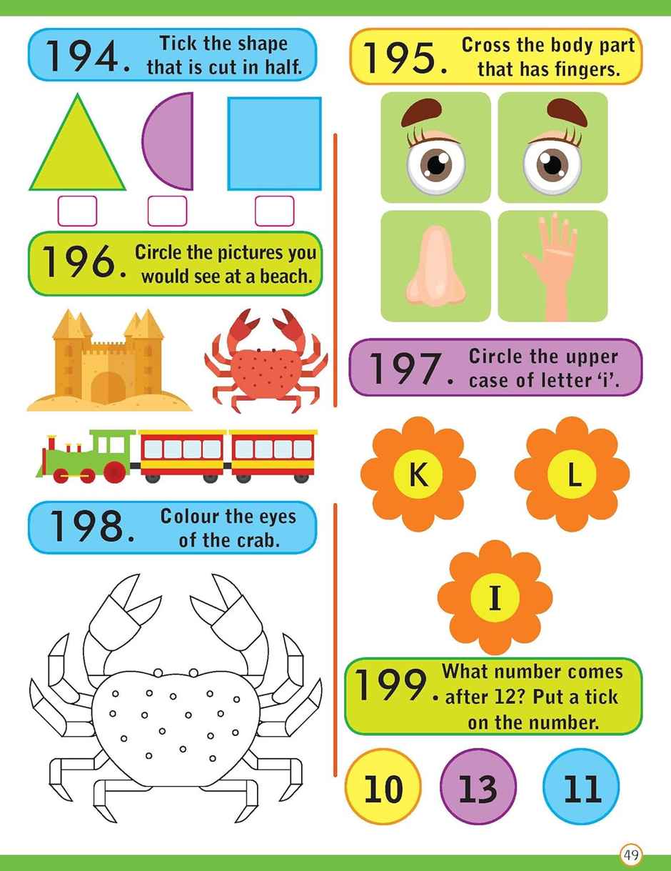 Brilliant Brain Activity Book for kids 4+ | Fun Activities for Childrens