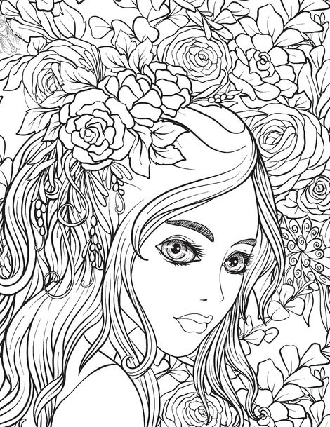 Fashion- Colouring Book for Adults