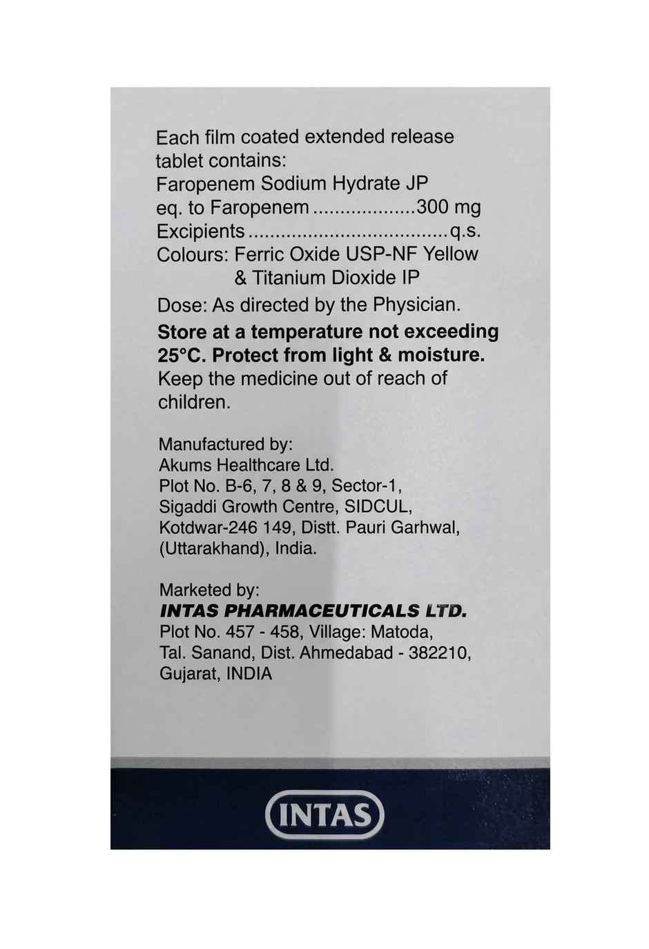 Exfaro 300 Tablet ER