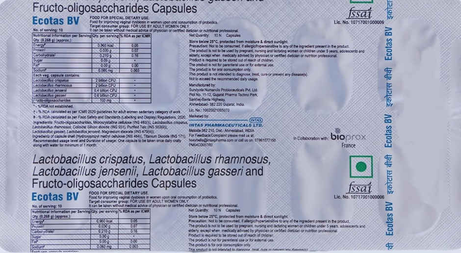 Ecotas BV Capsule