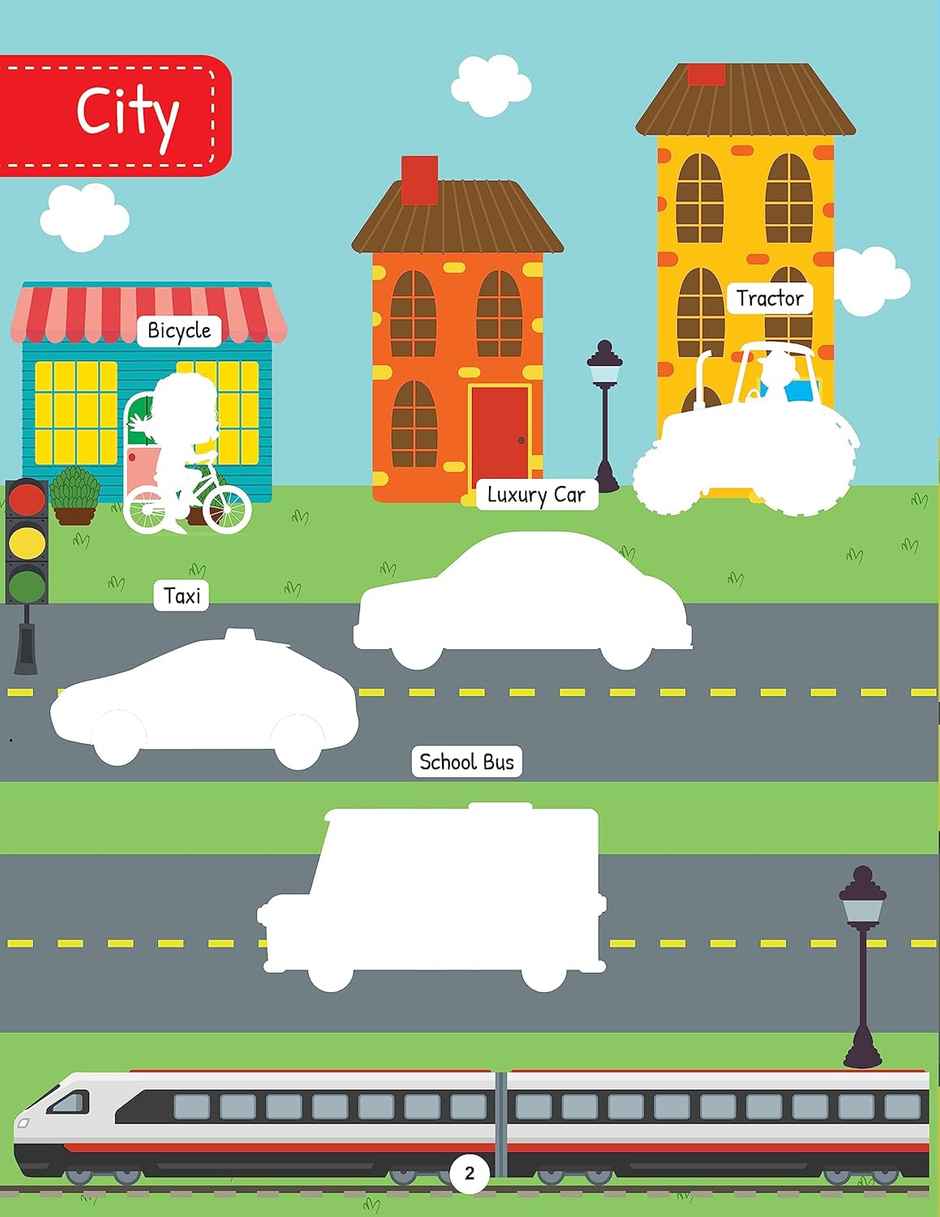 My First Sticker Book - Animals and Transport - Age 3+