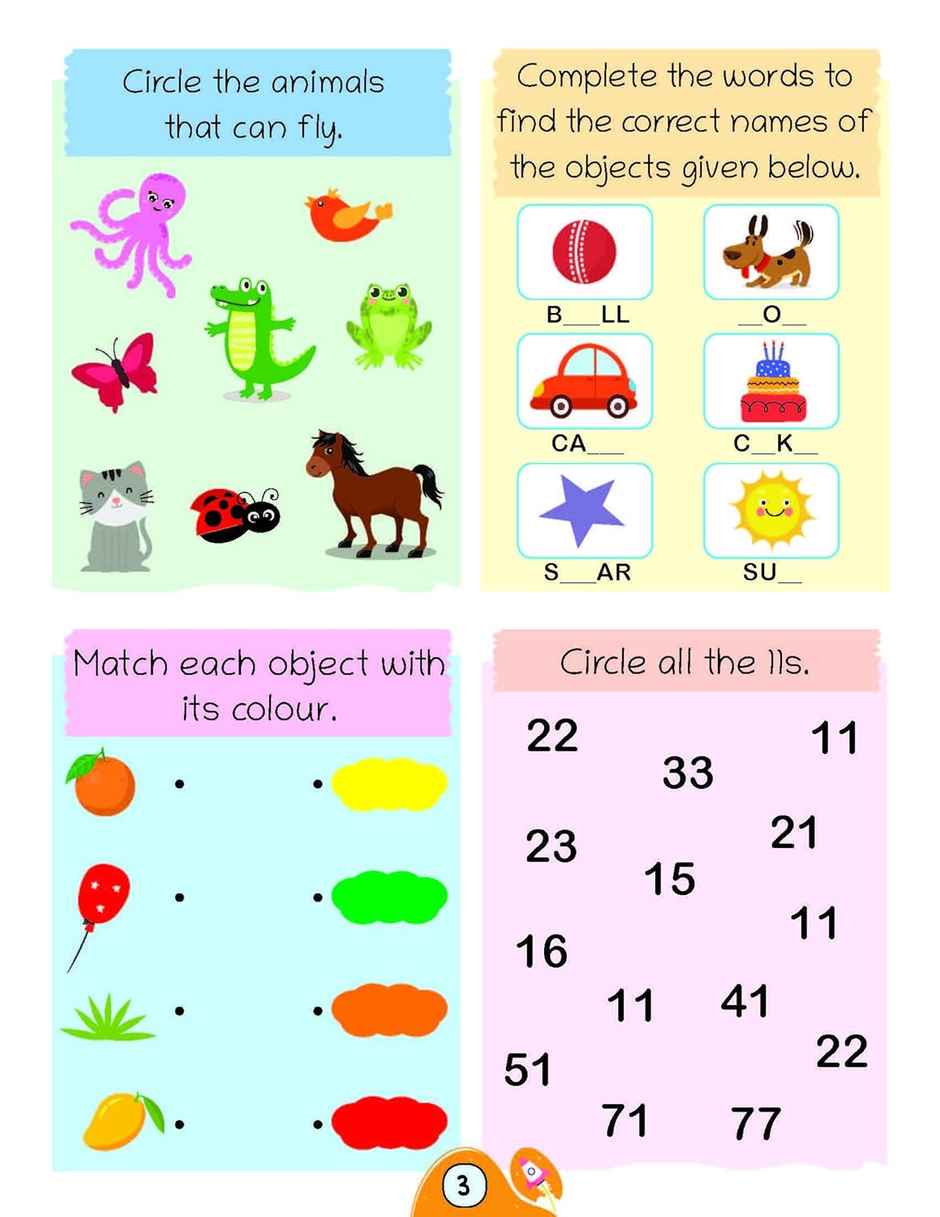 Oswaal Books Lil Legends Preschool Activity Book For Kids | Age - 5+ Years